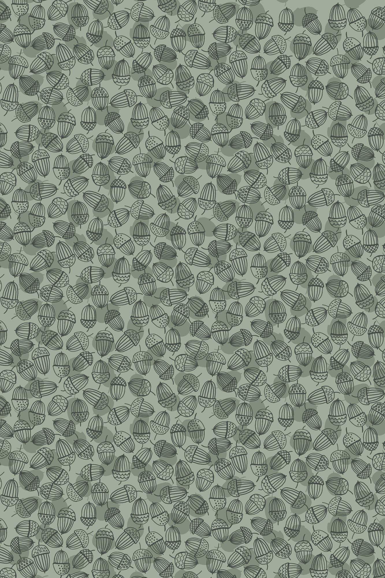 Snuggle Up Season Premium Flannel Acorns By Lewis & Irene Sage