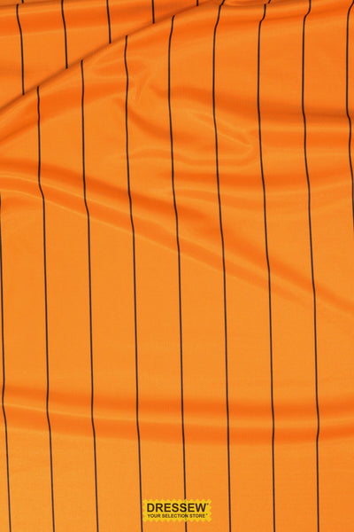 Soccer Pinstripe Gold / Black