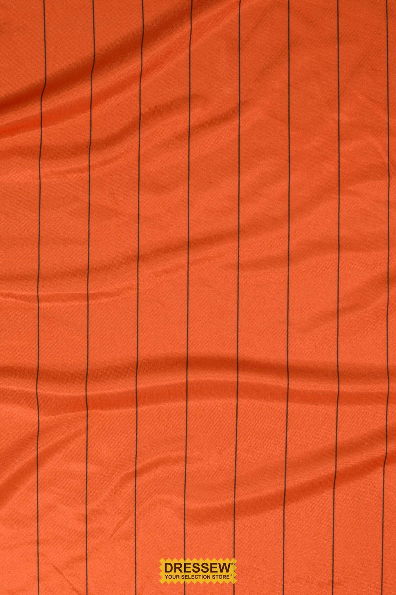 Soccer Pinstripe Orange / Black