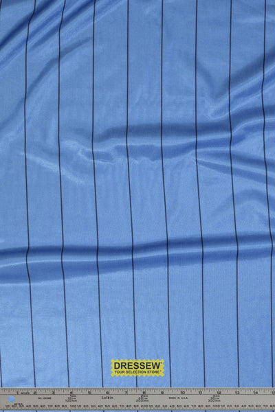 Soccer Pinstripe Sky Blue / Navy
