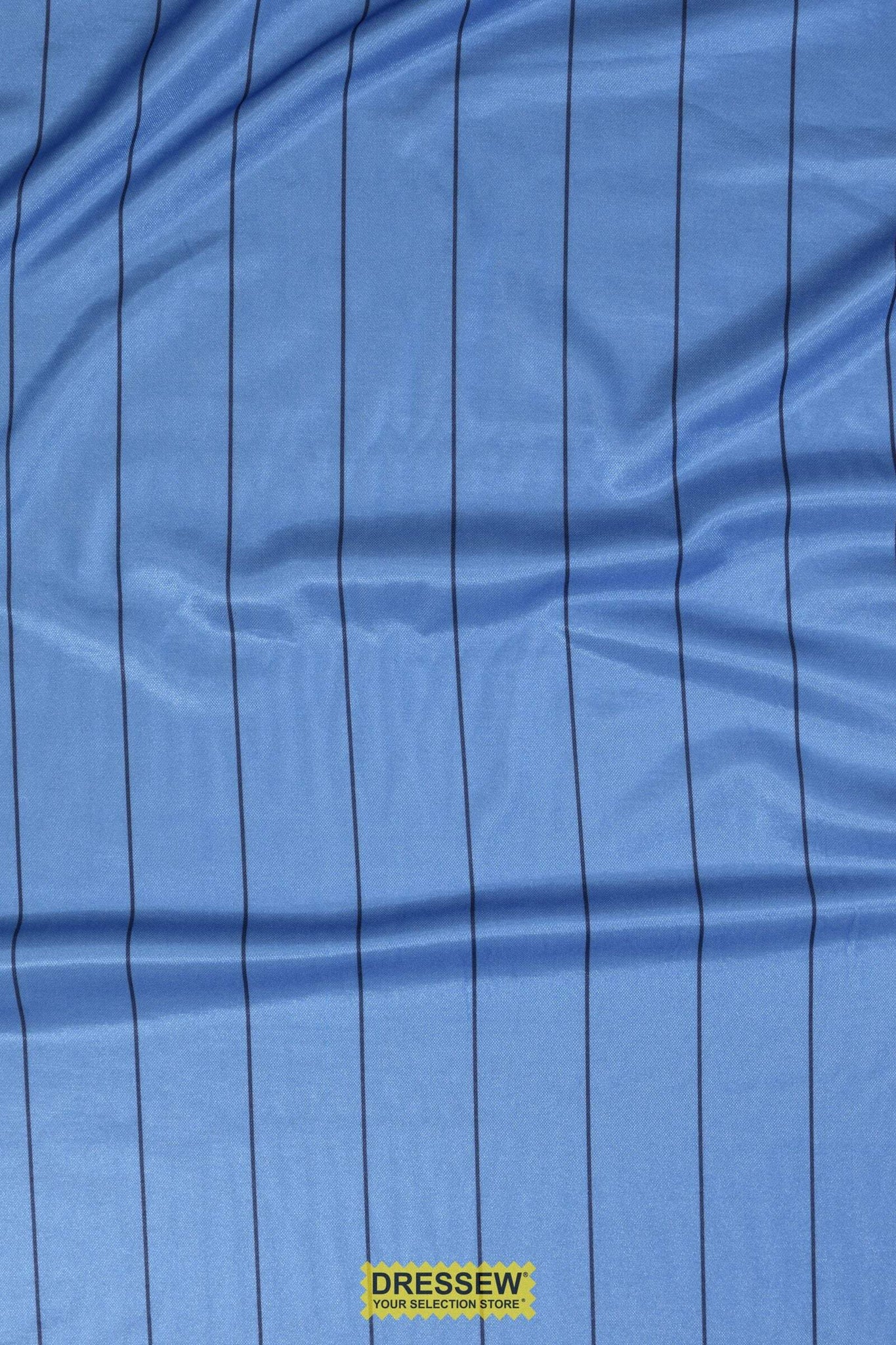 Soccer Pinstripe Sky Blue / Navy