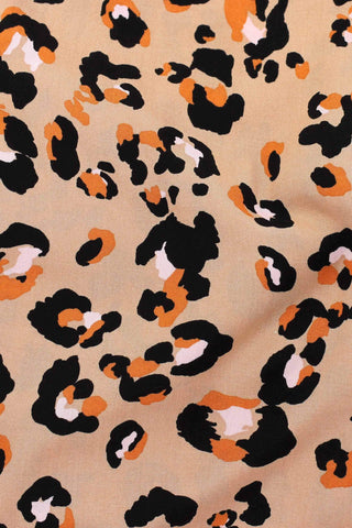 Sofia Animal Print Dusty Peach / Rust