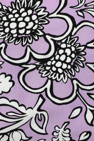 Sofia Tropical Floral Lilac / White