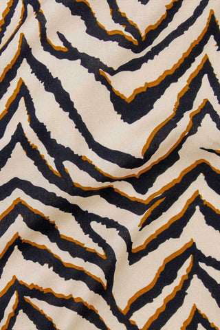 Sofia Zebra Print Ecru / Black / Rust