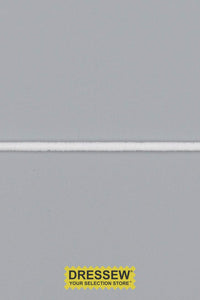 Soft Fabric Elastic Cord 3mm (1/8”) Round White