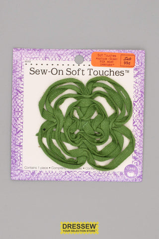Soft Touches Applique Green