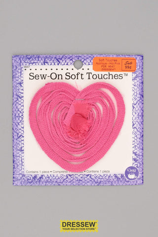 Soft Touches Applique Hot Pink