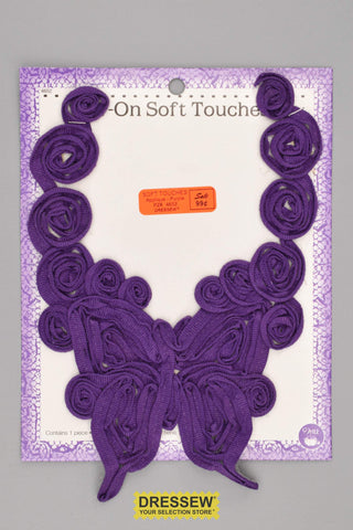 Soft Touches Applique Purple