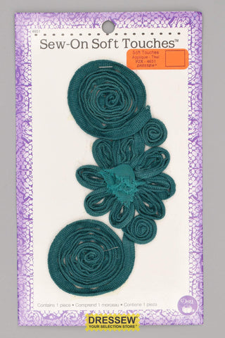 Soft Touches Applique Teal
