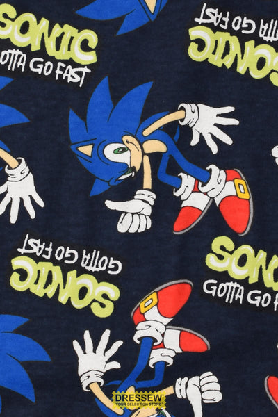 Sonic Flannelette Navy / Multi