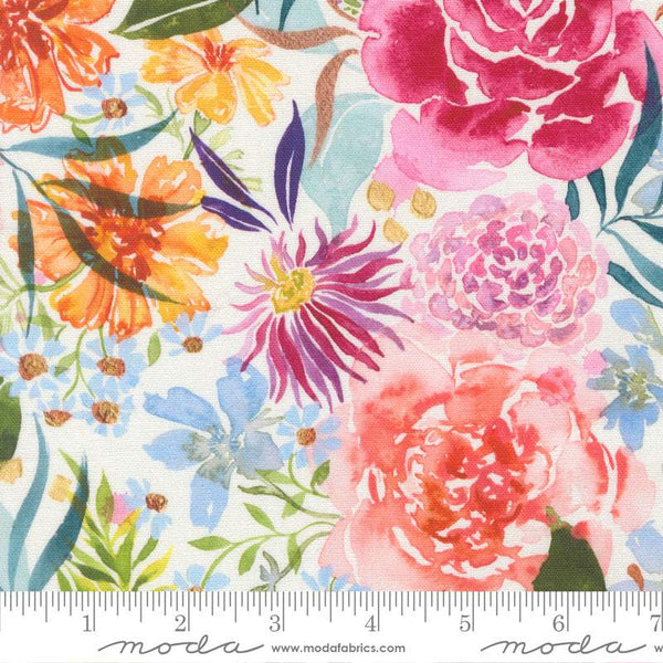 Soulstice Canvas Midsummer Bloom By Create Joy Project For Moda Cloud