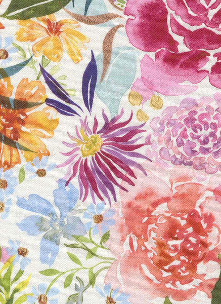 Soulstice Canvas Midsummer Bloom By Create Joy Project For Moda Cloud