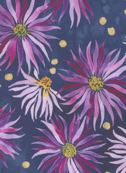 Soulstice Wall Flower By Create Joy Project For Moda Navy