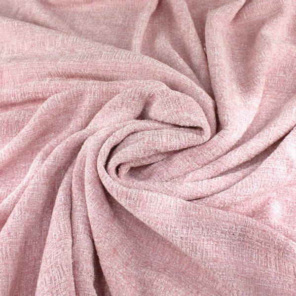 Sparkle Chenille Tweed Pink