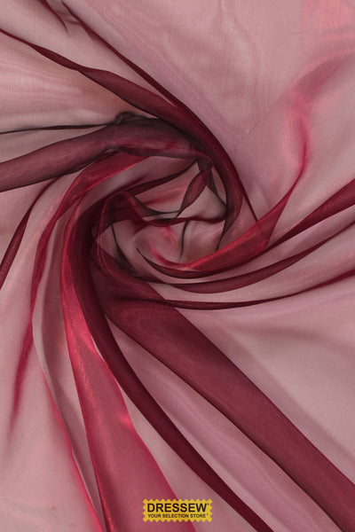 Sparkle Organza Burgundy