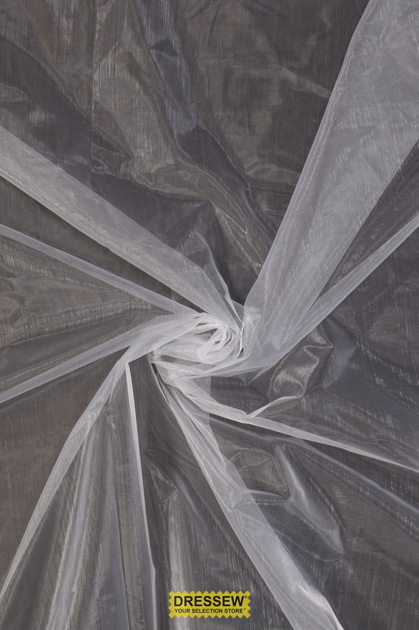 Sparkle Organza White