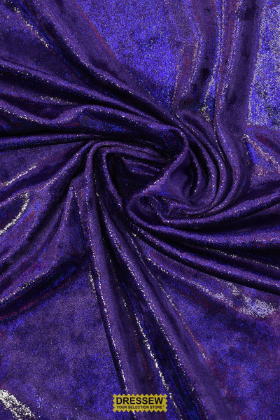 Sparkle Stretch Velvet Purple