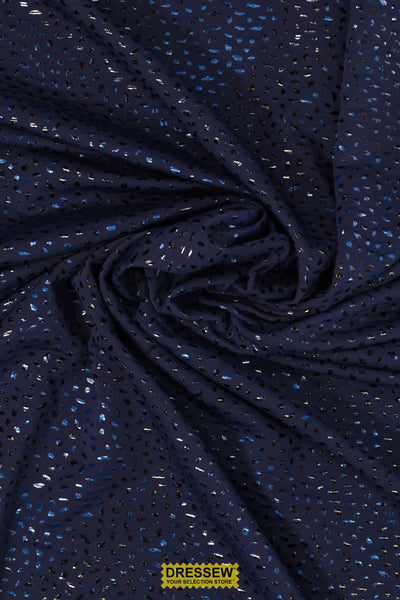 Speckle Lycra Navy