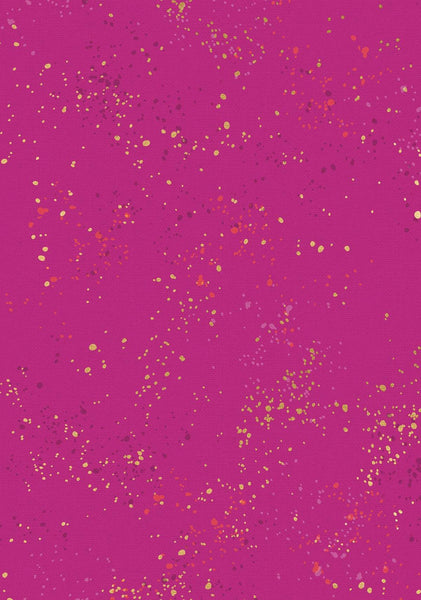 Speckled Canvas By Rashida Coleman-Hale of Ruby Star Society For Moda Berry / Metallic Gold