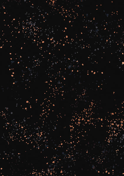 Speckled Canvas By Rashida Coleman-Hale of Ruby Star Society For Moda Black / Metallic Copper