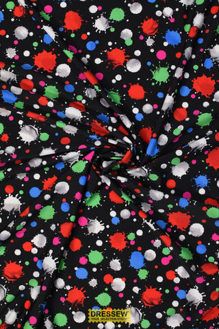 Splatter Lycra Black / Multi