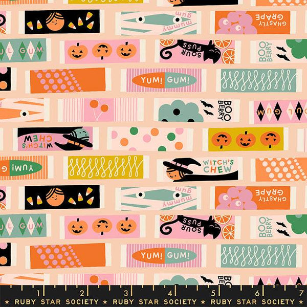 Spooky Darlings Fun Gum By Ruby Star Society For Moda Creamsicle