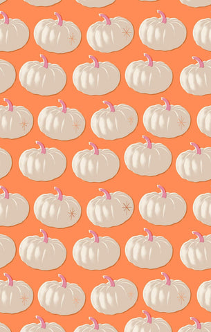 Spooky Darlings Pumpkins By Ruby Star Society For Moda Pumpkin Orange / Metallic