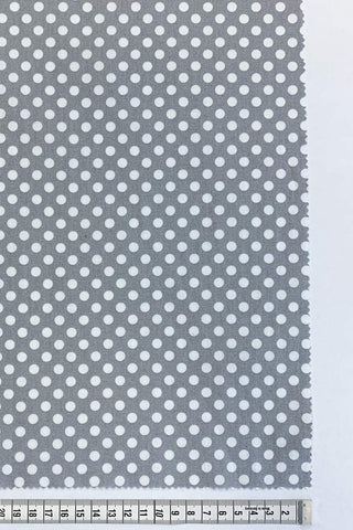 Spot On Cotton Print Grey / White