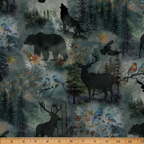 Stag & Stone Animal Silhouette By Hoffman Smoke