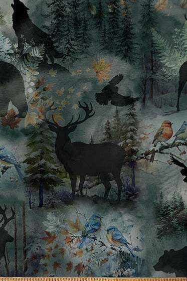 Stag & Stone Animal Silhouette By Hoffman Smoke