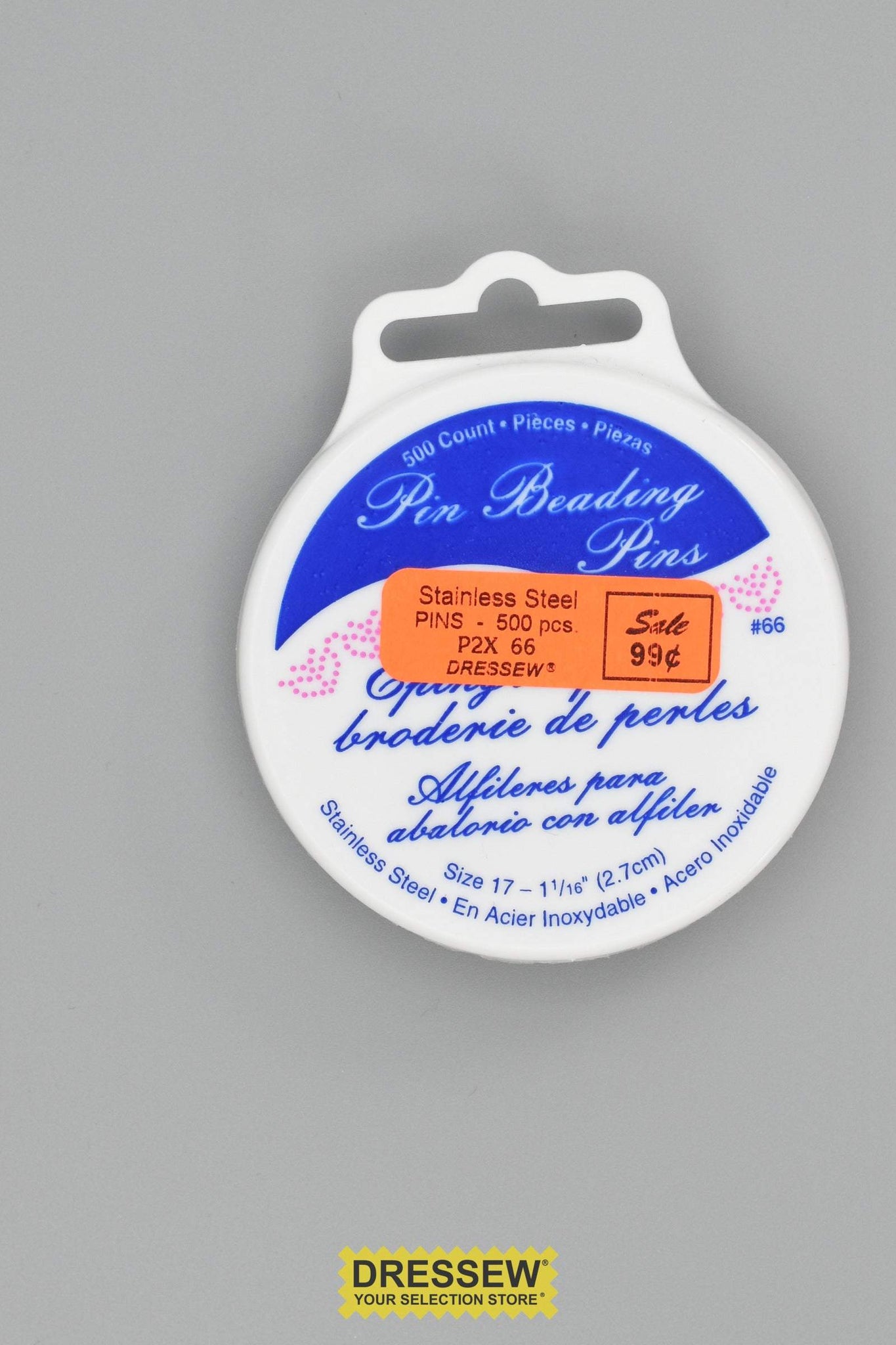 Stainless Steel Pins Size 17 - 1-1/16"