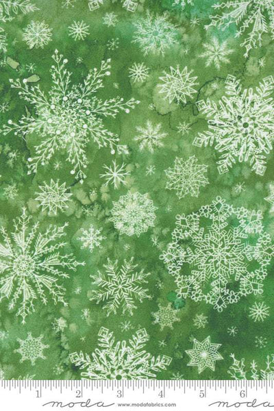 Starflower Christmas Snowflakes By Create Joy Project For Moda Green