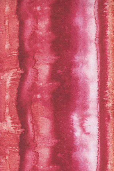 Starflower Christmas Watercolour Stripe By Create Joy Project For Moda Red