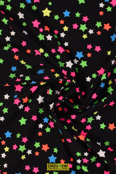 Stars Lycra Black / Multi