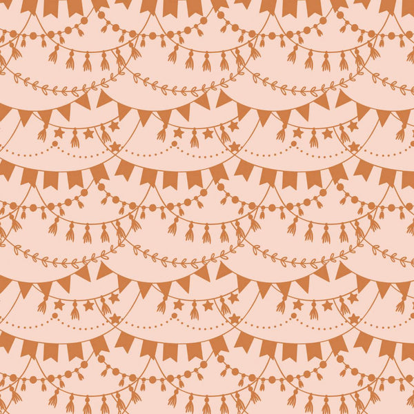 Stay Wild, Flower Child Bunting Blush / Rust