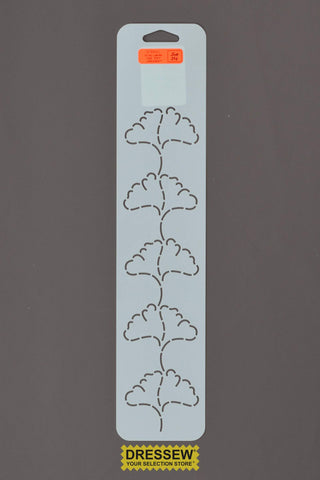 Stencil Ginko Leaves