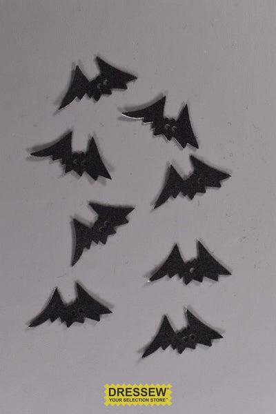 Stick-On Felt Bats Black