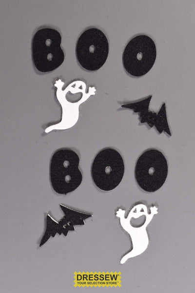 Stick-On Felt Boo