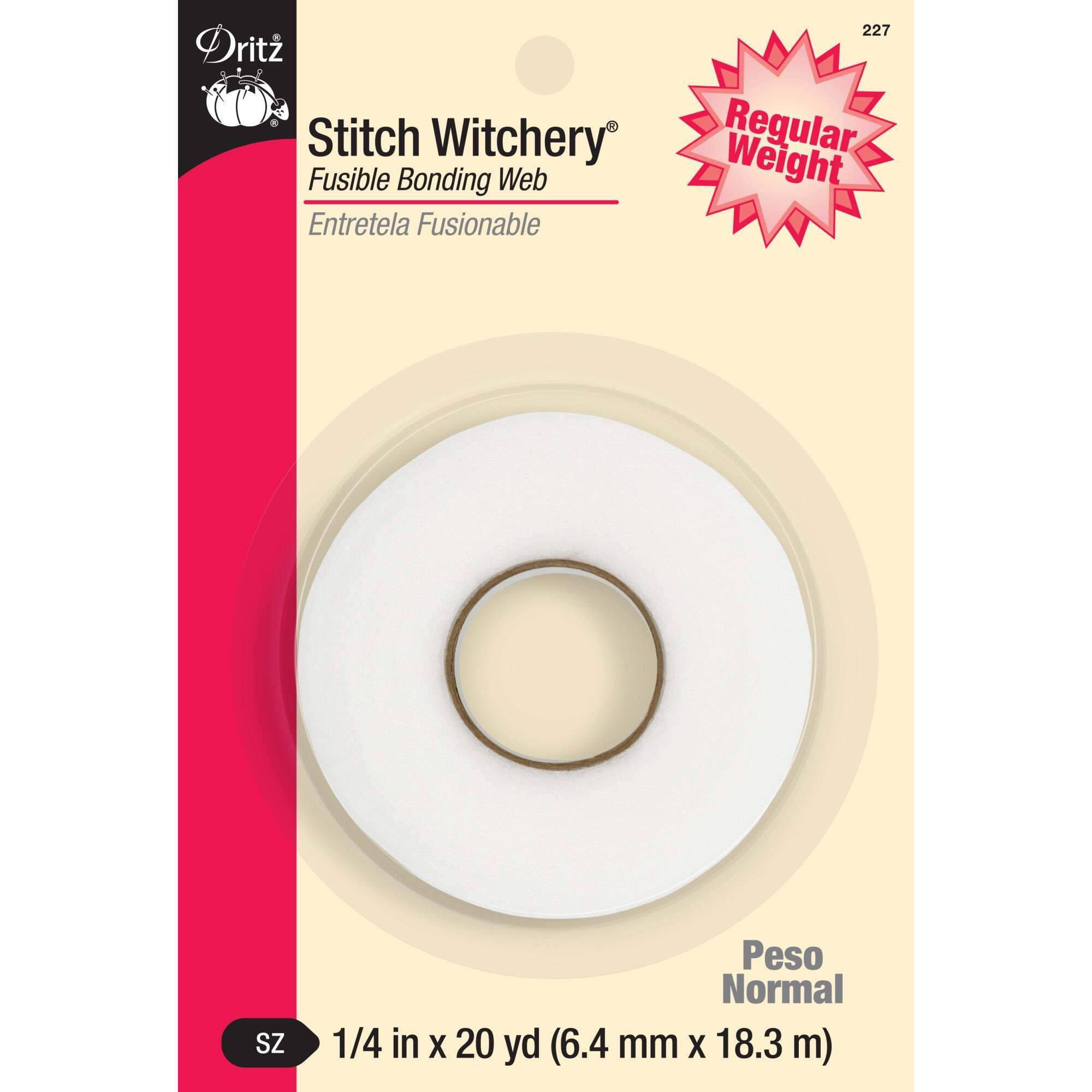 Stitch Witchery 1/4" x 20yds. White