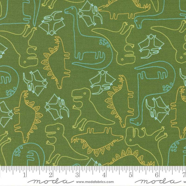 Stomp Stomp Roar Dino Sketch By Stacy Iest Hsu For Moda Jungle