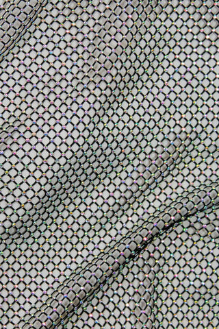 Stone Stretch Mesh Black / Iridescent
