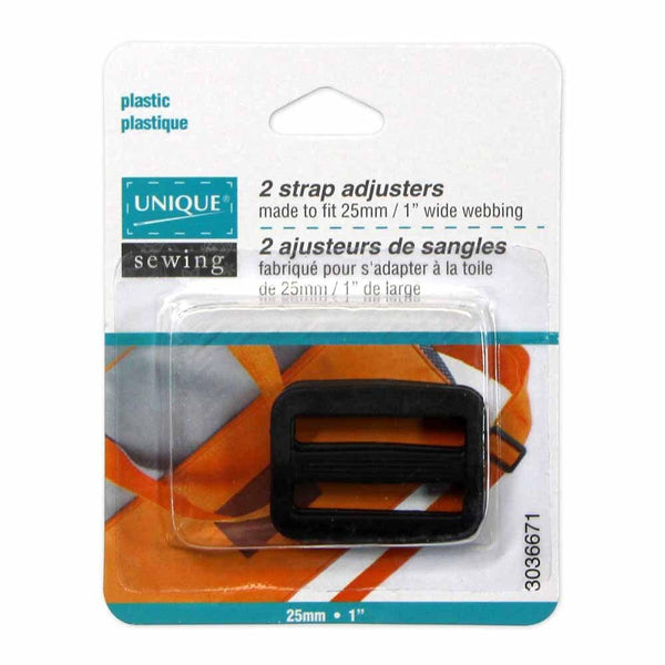 Strap Adjusters 25mm (1") Black
