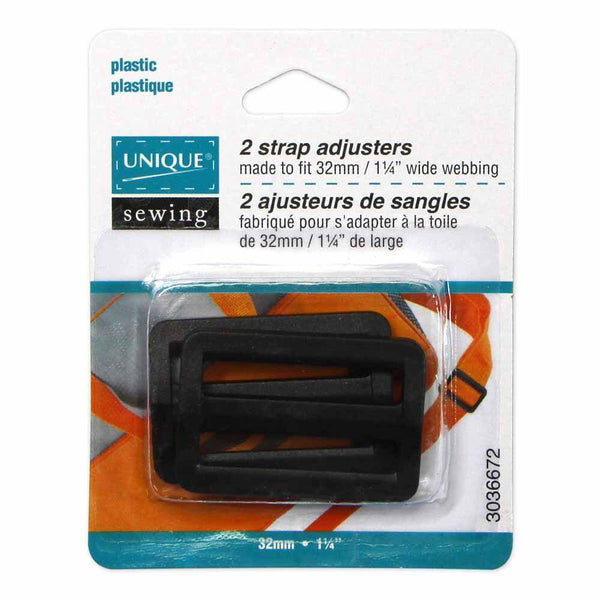 Strap Adjusters 32mm (1-1/4") Black
