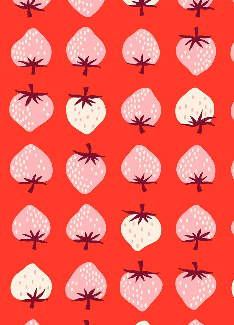 Strawberry Rows By Kimberly Kight Of Ruby Star Society For Moda Lollipop