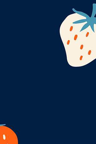 Strawberry Wideback Sateen Jumbo Berry By Kimberly Kight Of Ruby Star Society For Moda Navy