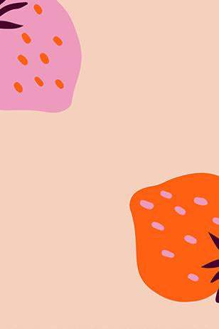 Strawberry Wideback Sateen Jumbo Berry By Kimberly Kight Of Ruby Star Society For Moda Peach