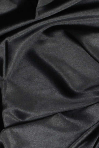 Stretch Charmeuse Black