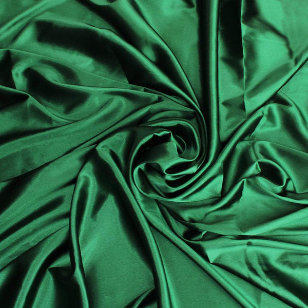 Stretch Charmeuse Forest Green