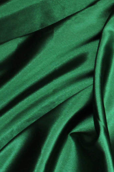 Stretch Charmeuse Forest Green