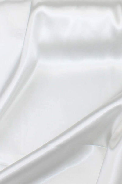 Stretch Charmeuse Off White